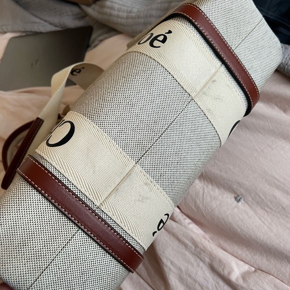 Chloe Woody Tote Medium Size - Picture 3 of 4